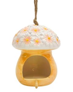 Daisy Bird Feeder Pink 14cm 