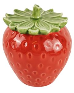 Strawberry Jar Red 13cm 