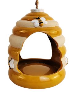 Beehive Hanging Bird Feeder Honeycomb & 