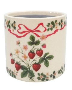Strawberry Field Planter Green & Red 12c