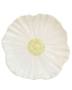 Flower Plate White 20cm 