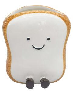 Teddy Toast Friends Vessel White 13cm 