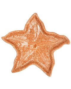 Reef Star Fish Dish Orange 16cm 