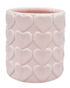 Heart Planter Pink 9cm 