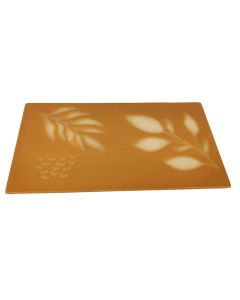Sale Shae Foliage Ceramic Platter Mustar