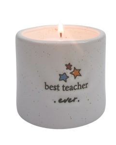 Best Teacher Ever Candle White 7cm 