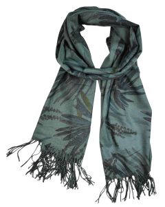 Xanthe Floral Scarf Green 