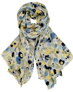 Olive Scarf Blue 