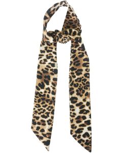 Leopard Print Hair Tie Brown