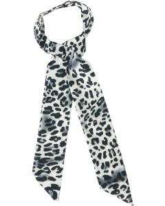 Black Leopard Print Hair Tie