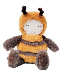 Bee Soft Toy Black & Yellow 18cm 