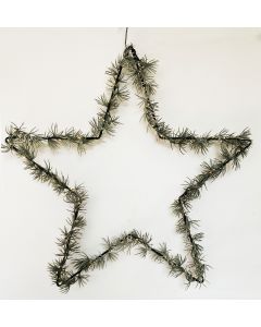 Sale Star with Foliage LED Hanging Green