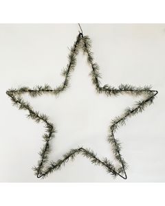 Sale Star with Foliage LED Hanging Green