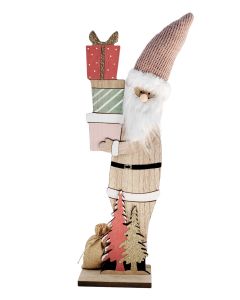 Santa Holding Presents Standing Decorati