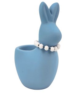 Sale Cute Bunny with Pearls Planter Blue
