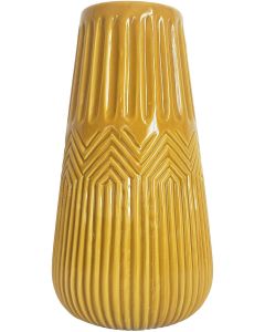 Sale Zari Vase Mustard Lrg 24cm 