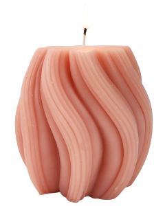 Sale Swirl Vanilla Candle Rose 10cm 