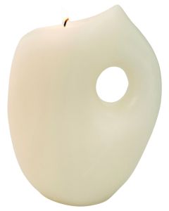 Abstract Vanilla Candle Cream 14.5cm 