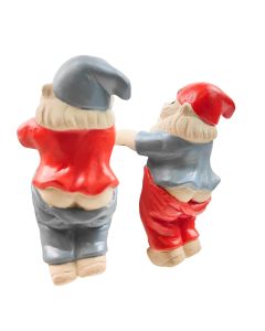 Gnome with Pants Down Pot Hanger Blue & 
